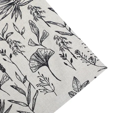 Recycled Tea Towel Ralf, Linen/Black