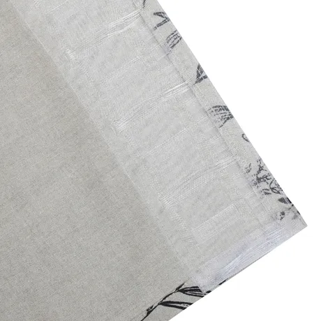Recycled Curtain Panel 2-pack Ralf, Linen/Black
