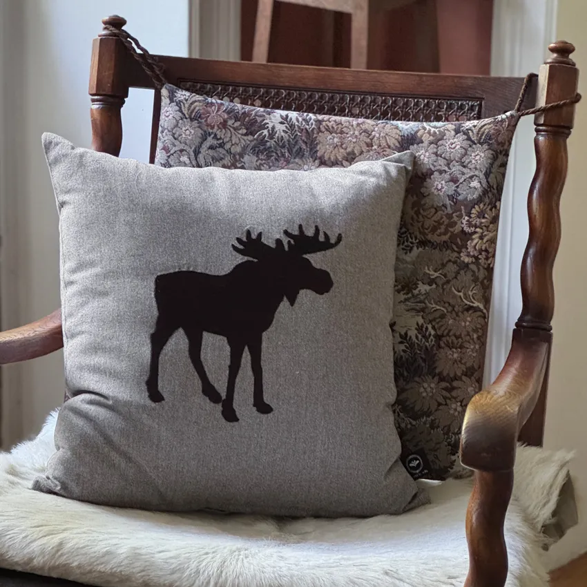 Recycled Cushion Cover Helge, Light Brown
