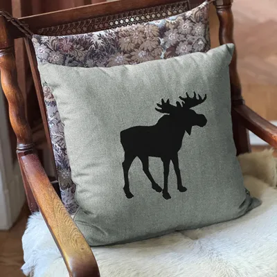 Recycled Cushion Cover Helge, Olive Green