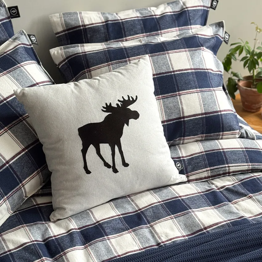 Recycled Cushion Cover Helge, Ecru/Beige