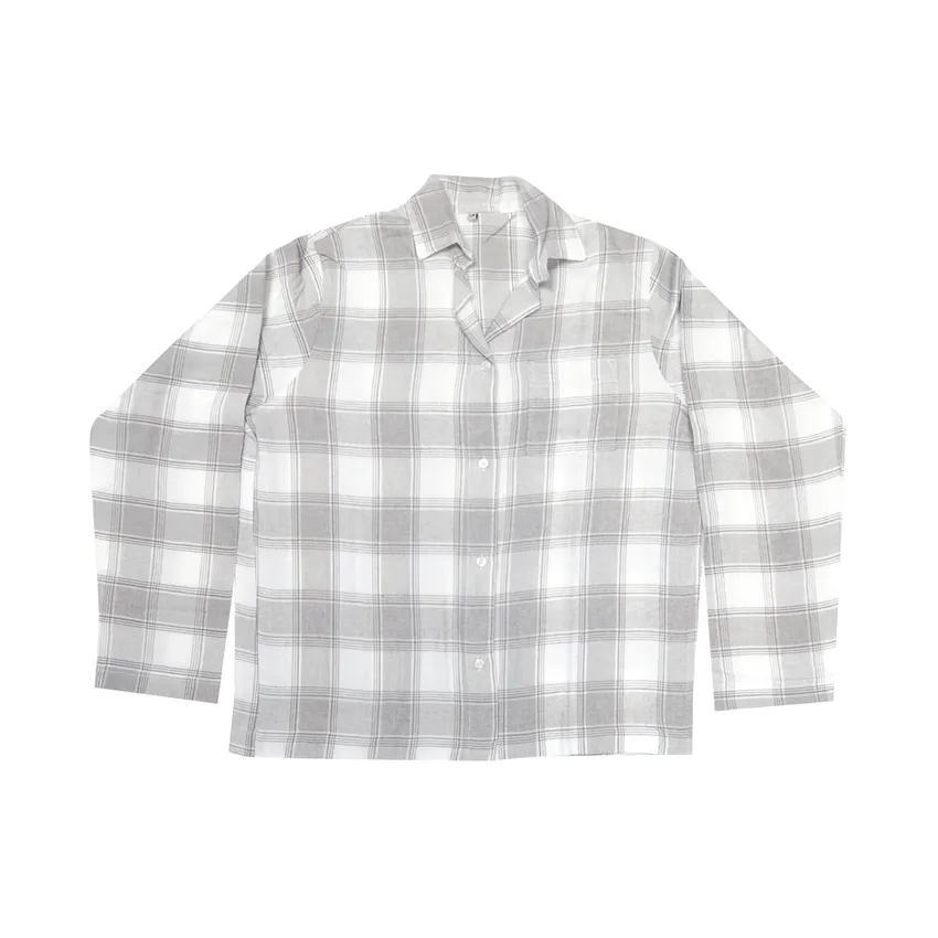 Pyjama Set Abisko, 2-parts, Grey/White