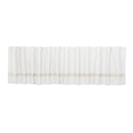 Recycled Curtain Valance Linn, Linen