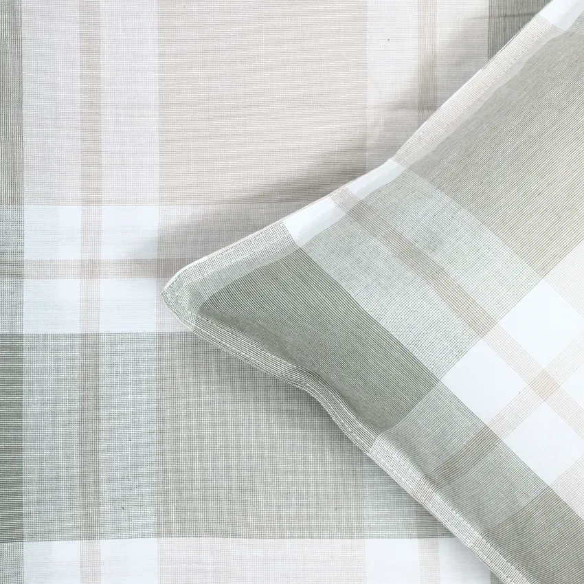 Duvet Cover Set 2-parts Algot, Green/Sand