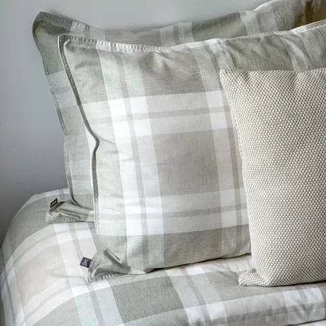 Duvet Cover Set 2-parts Algot, Green/Sand