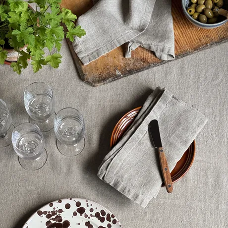 Tablecloth Leo, Linen