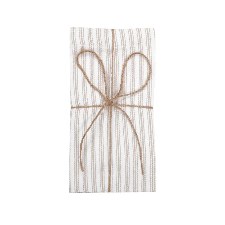 Recycled Napkin 2-pack Lina, Linen/White