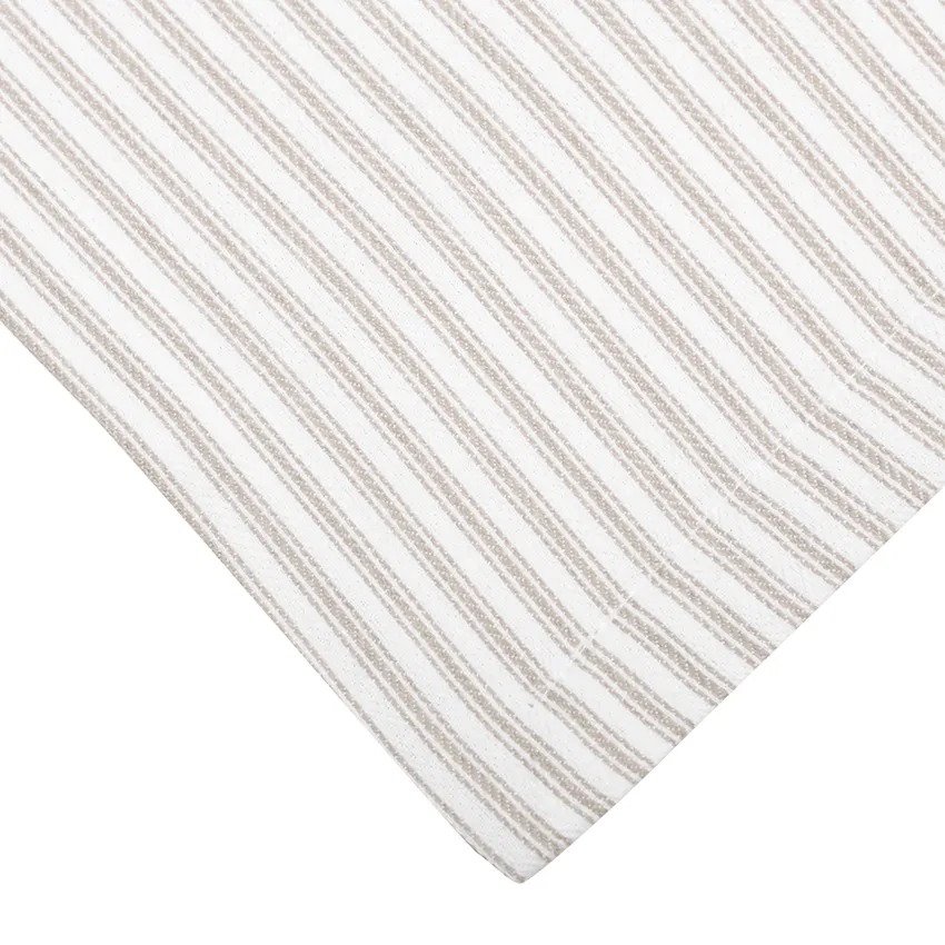 Recycled Tablecloth Lina, Linen/White
