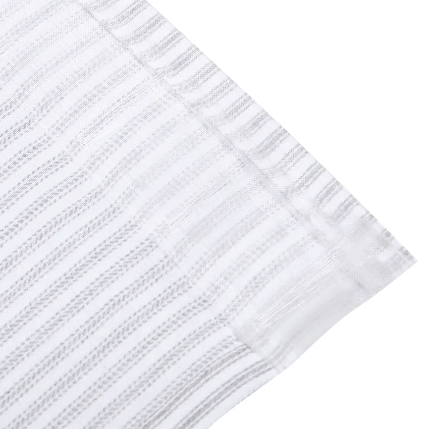 Recycled Curtain Panel 2-pack Lina, Light Grey/White