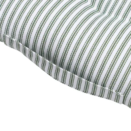Recycled Chair Pad Lina, Green/White