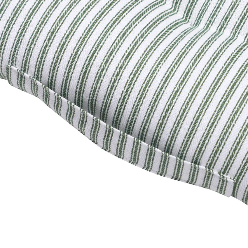 Recycled Chair Pad Lina, Green/White