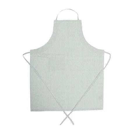 Recycled Apron Bosse, Green/White