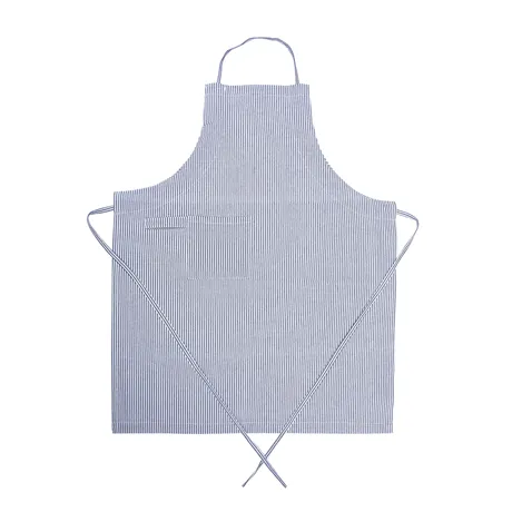 Recycled Apron Bosse, Navy Blue/White