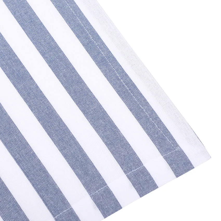 Recycled Tablecloth Pelle, Grey Blue/White