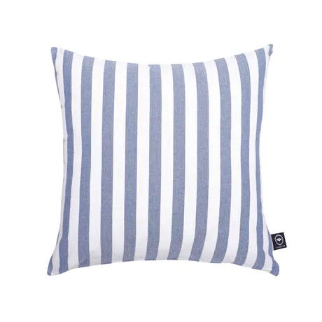 Recycled Cushion Cover Pelle, Grey Blue/White