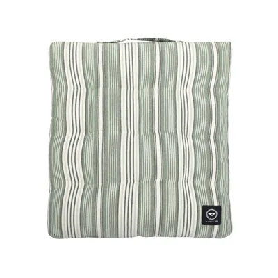 Recycled Chair Pad Eden, Green/Beige