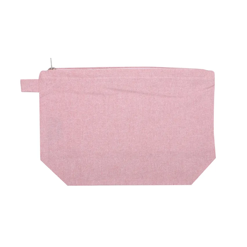 Recycled Toiletry Bag Elin, Light Pink/White