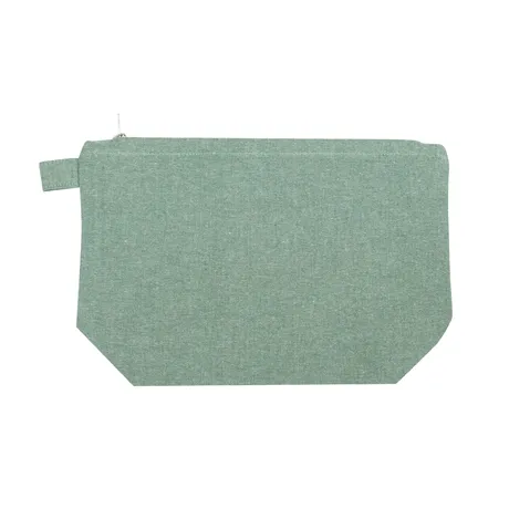 Recycled Toiletry Bag Elin, Green/White
