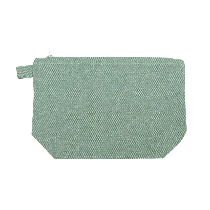 Recycled Toiletry Bag Elin, Green/White