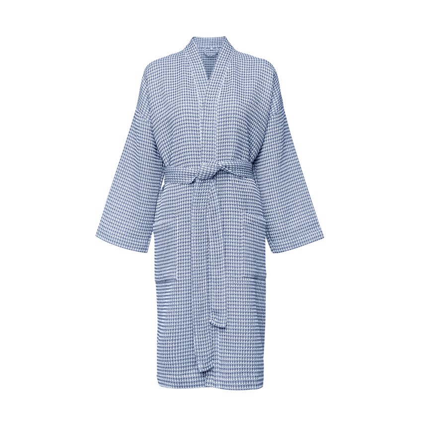 blue colour combination dresses ARTHUR Pilou Fantasy Fleece Dressing Gown Petrol Blue Size S Men's Dressing Gowns, Bathrobes & Jackets