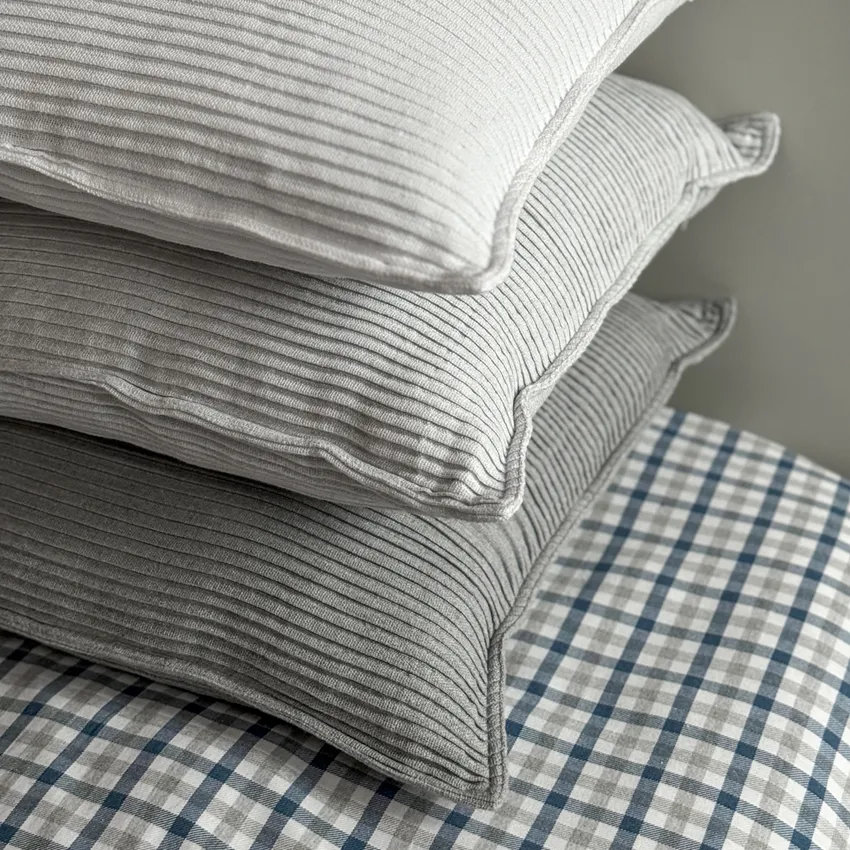 Recycled Cushion Covers Samuel, Grey