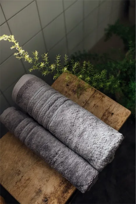 Towel Royal, Bamboo, Light Grey