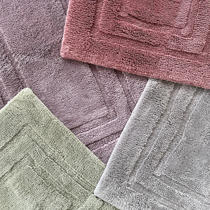 Bath mat Turin, Old Pink