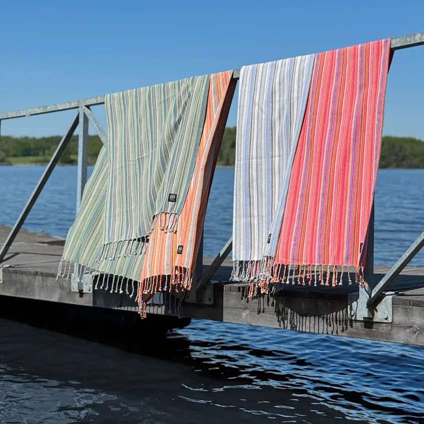 Recycled Hamam Towels Goa, Green