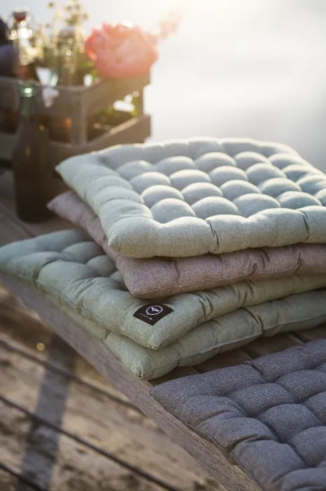 Recycled Pallet Cushion Vera, Wipeable, Dark Grey/Grey