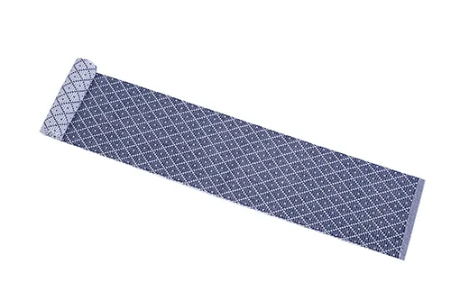 Recycled Table Runners Ella, Navy Blue/White