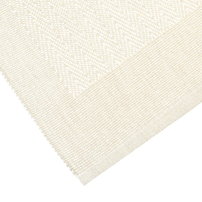 Recycled Table Runners Agnes, Linen/White