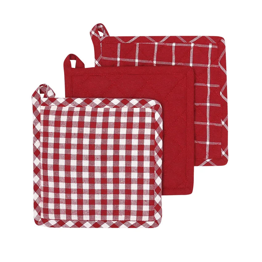 Recycled Pot Holder Recycling, 3rd grade, Dark Red/Beige
