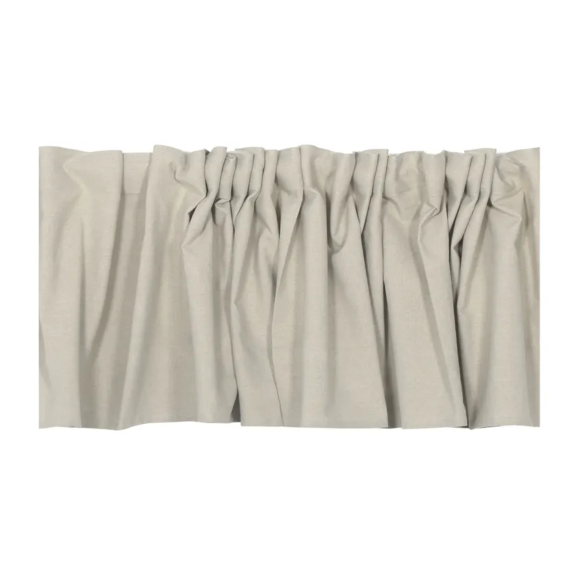 Recycled Valance Curtain Elin, Linen
