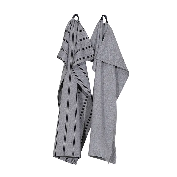 Recycled Kitchen Towel 2-pack Agda, Brown/Beige