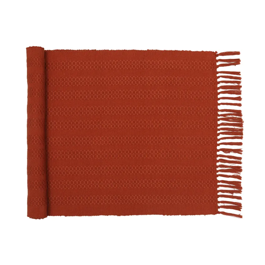 Recycled Table Runners Noa, Rust