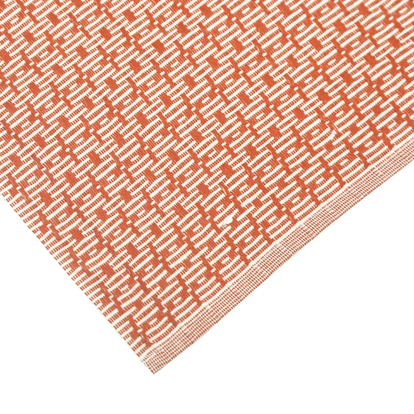 Recycled Table Runners Stella, Rust/Beige