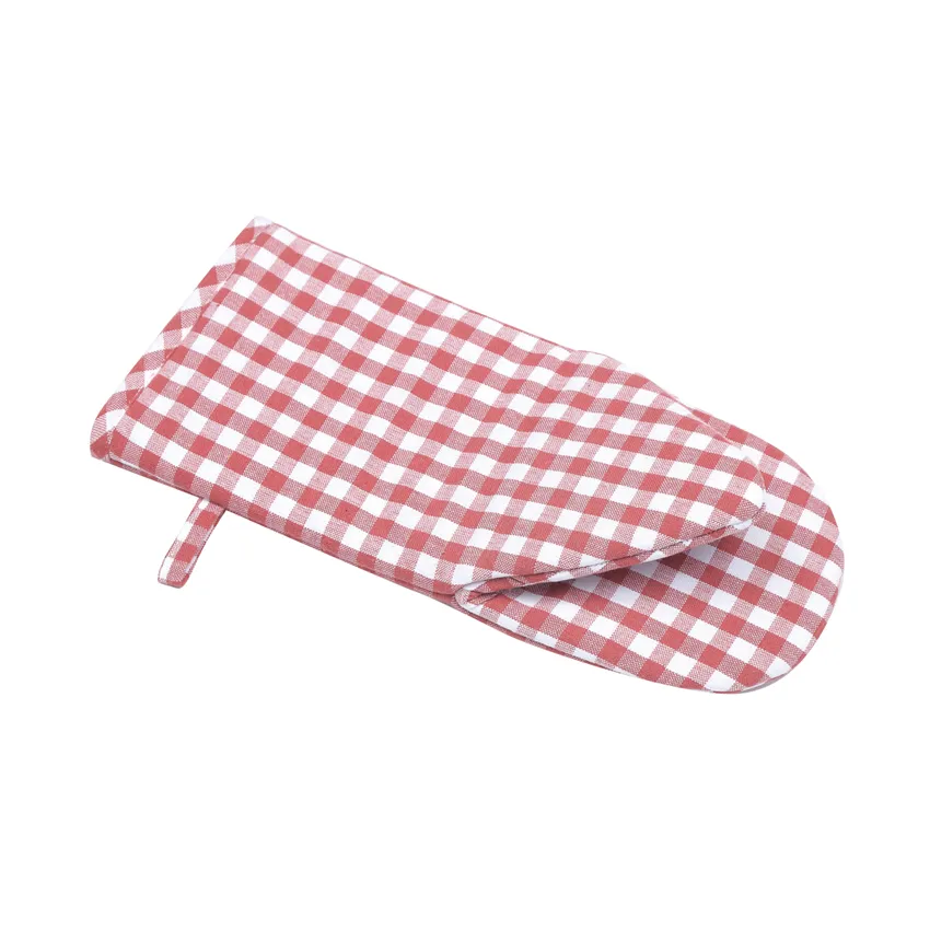 Recycled Oven Glove Bella, Pink/White