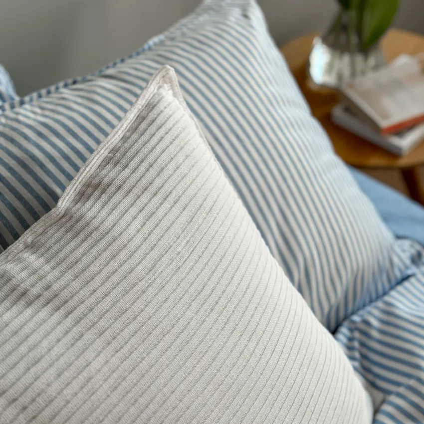 Recycled Cushion Covers Samuel, White