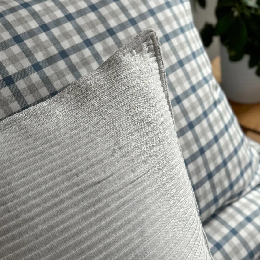 Recycled Cushion Covers Samuel, Grey