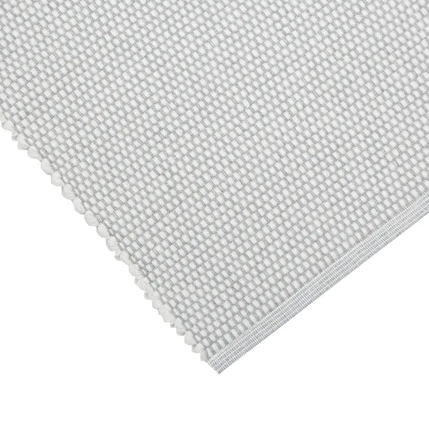 Recycled Rips Rug Kalle, Grey/White