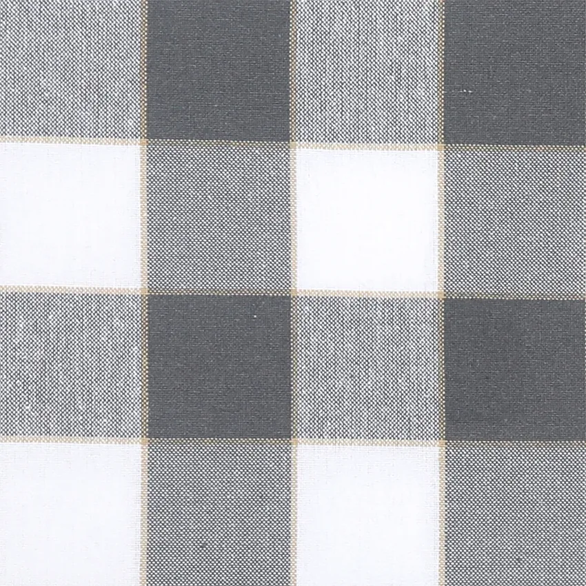 Recycled Fabric by the metre Ted, Dark Grey/Sand/White