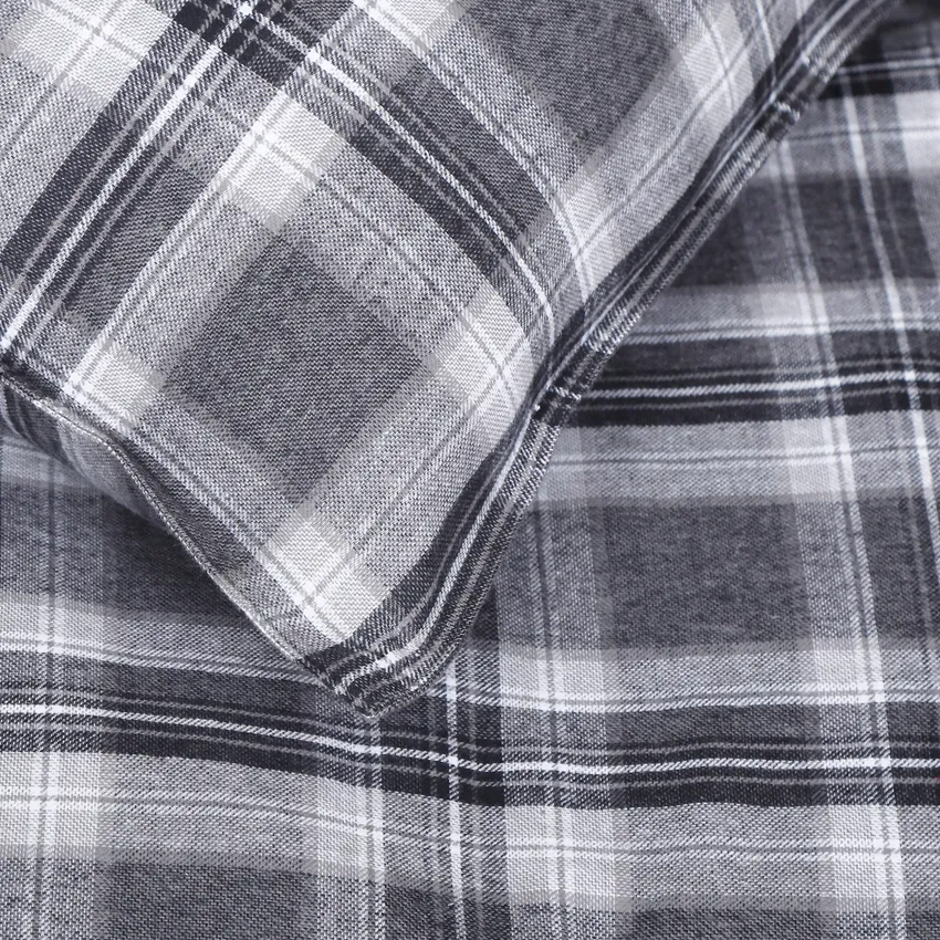 Duvet Cover Sets 2-piece Arjeplog, Black/Grey/White