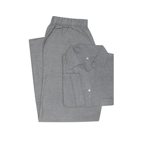 Recycled PyjamasSet 2-piece Elvira, Black/Grey