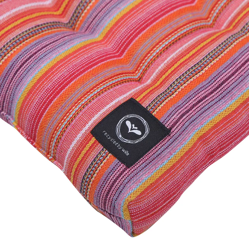 Recycled Pallet Cushion Goa, Pink