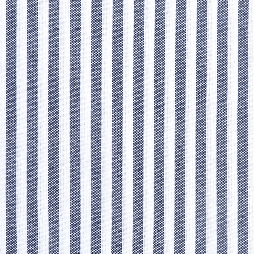 Recycled Wipeable Fabric by the metre Melker, Navy Blue/White