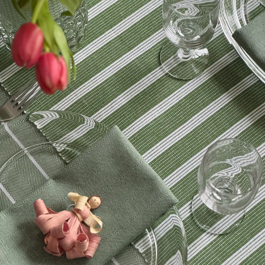 Recycled Table Runners Sigrid, Green