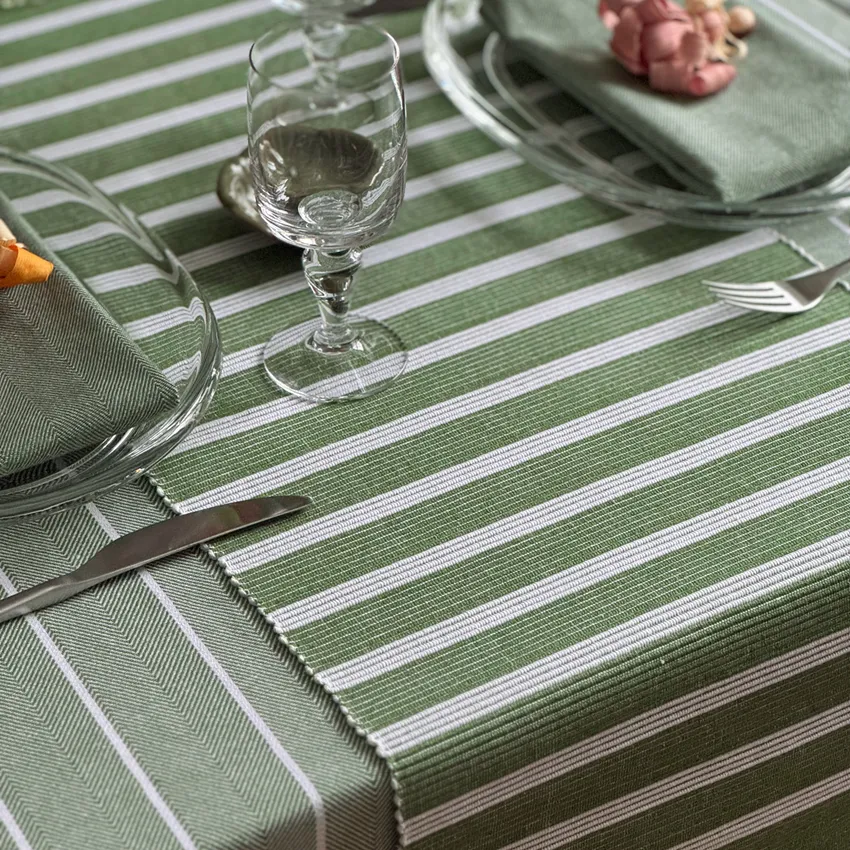 Recycled Table Runners Sigrid, Green