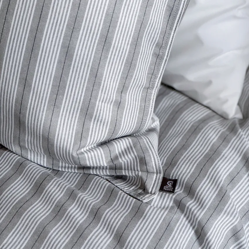 Duvet Cover Sets 2-piece Anton, Grey/White