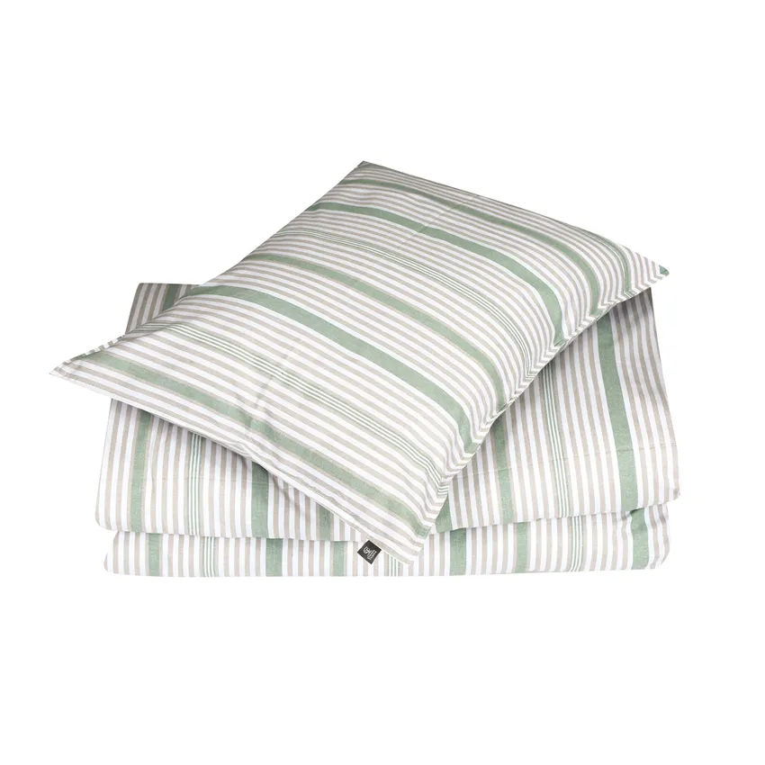 Duvet Cover Sets 2-piece Albin, Linen/Green