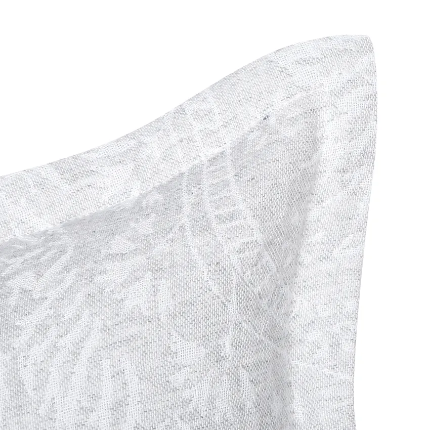 Recycled Cushion Covers Myra, Light Grey/White